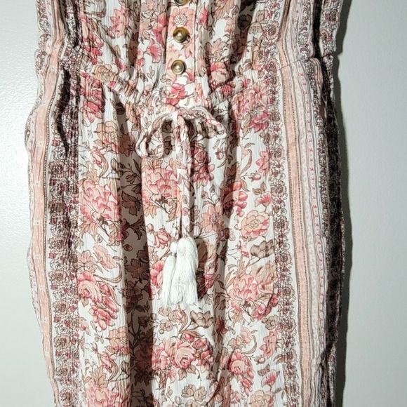 American Eagle Strapless Floral Jumpsuit Small - Picture 4 of 7